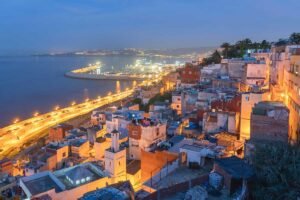 The Moroccan coastal city Tangier