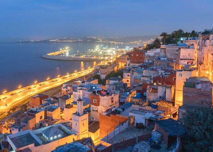 The Moroccan coastal city Tangier